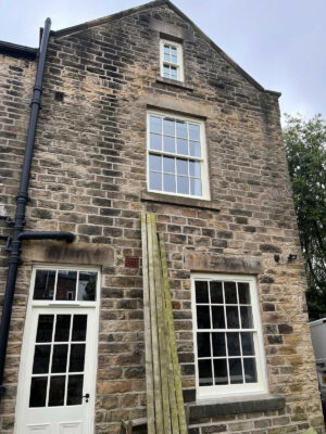 All-new sash windows and door (photograph)