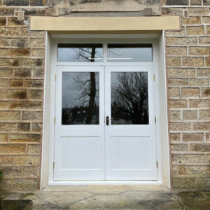 Double-doors wirth new glazing (photograph)